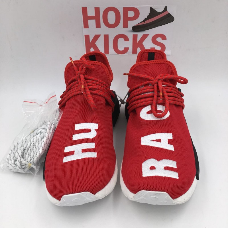 Adidas NMD Hu Pharrell x BBC Navy Pink Depop